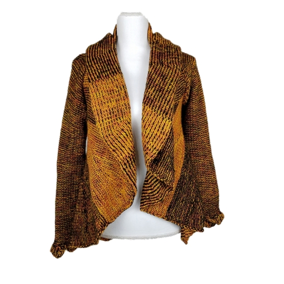 *Sold* Peruvian Wool Cardigan Style Sweater S - Picture 1 of 6